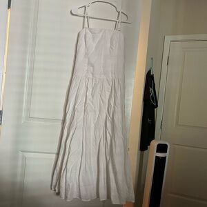 Abercrombie White Linen Summer Dress